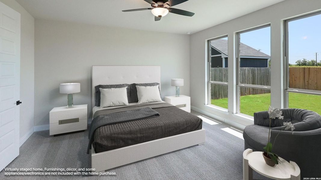 Furnished interior view inside a new home in Kallison Ranch, San Antonio (Image 13).