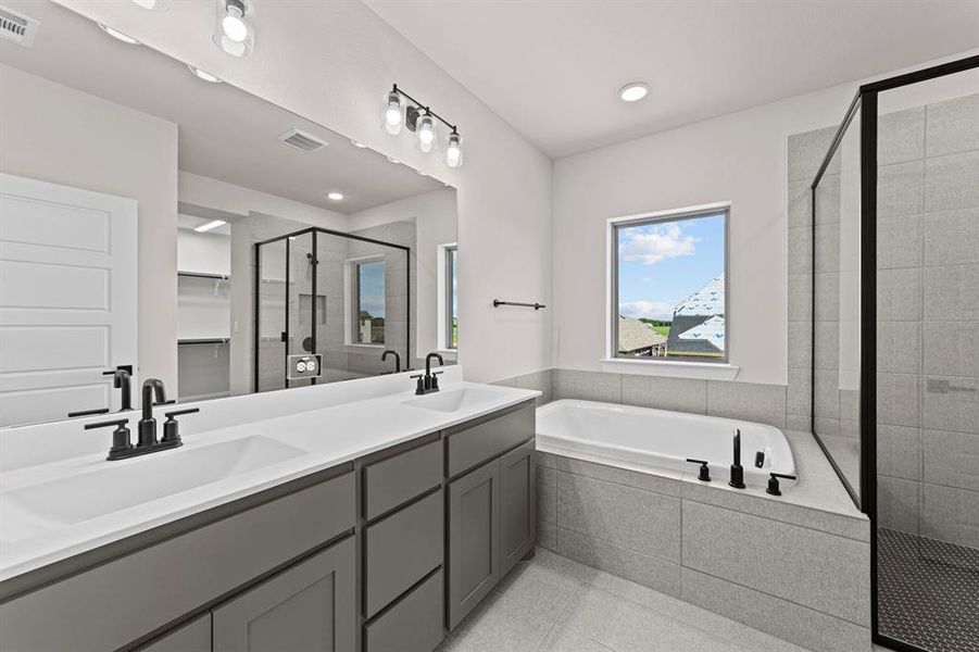 Furnished interior view inside a new home in Mantua Point Gardens, Van Alstyne (Image 13).