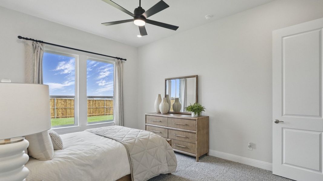 Furnished interior view inside a new home in Peachtree Meadows, Rockwall (Image 22).
