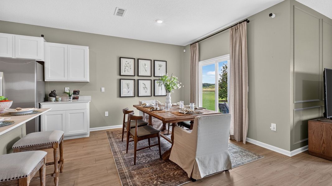 Furnished interior view inside a new home in Rookery, Green Cove Springs (Image 9). Furnished interior view inside a new home in Rookery, Green Cove Springs (Image 9).