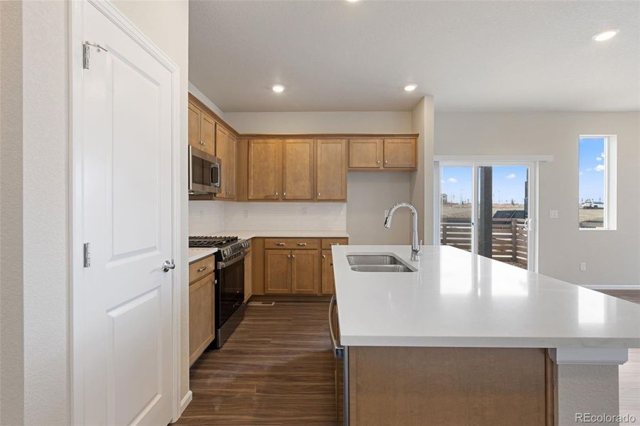 Furnished interior view inside a new home in , Aurora (Image 6).