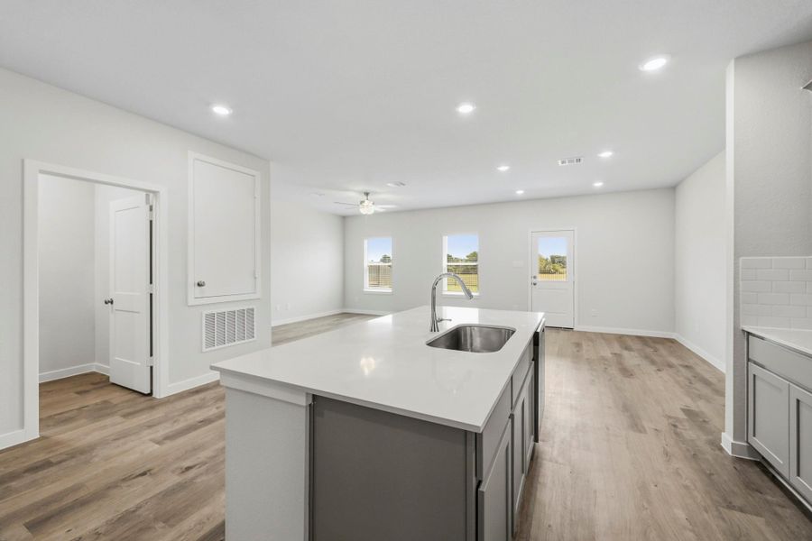 Furnished interior view inside a new home in Paloma at Sanford Farms, Waller (Image 10).