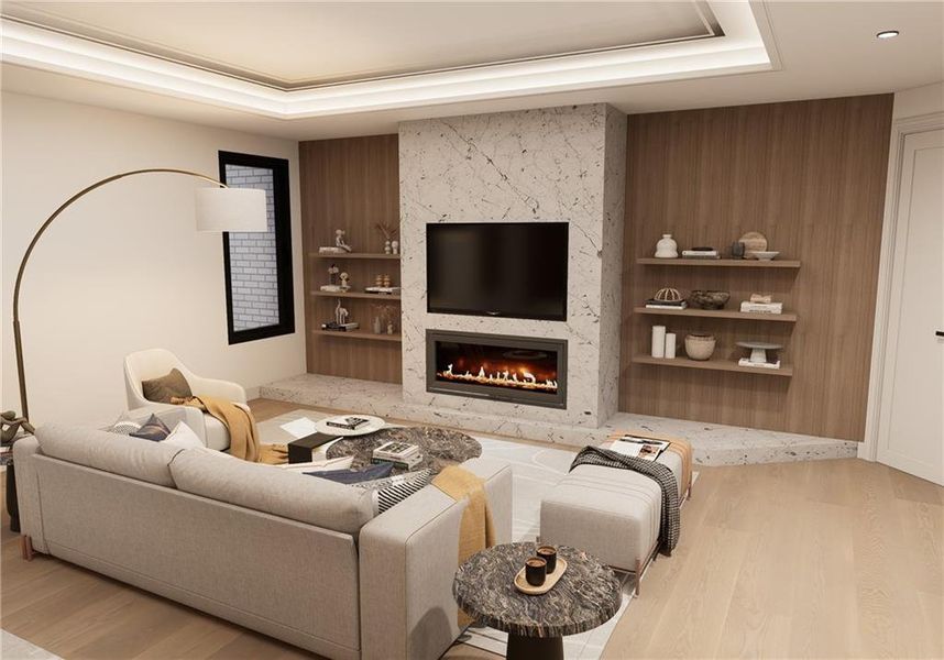 Furnished interior view inside a new home in , Fairburn (Image 5).