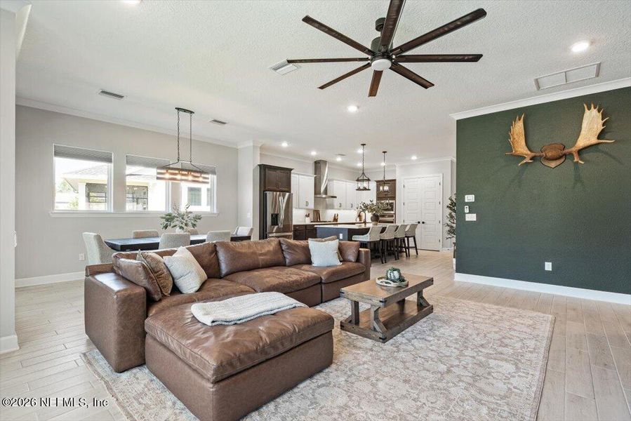 Furnished interior view inside a new home in Middlebourne 50', St. Johns (Image 6).