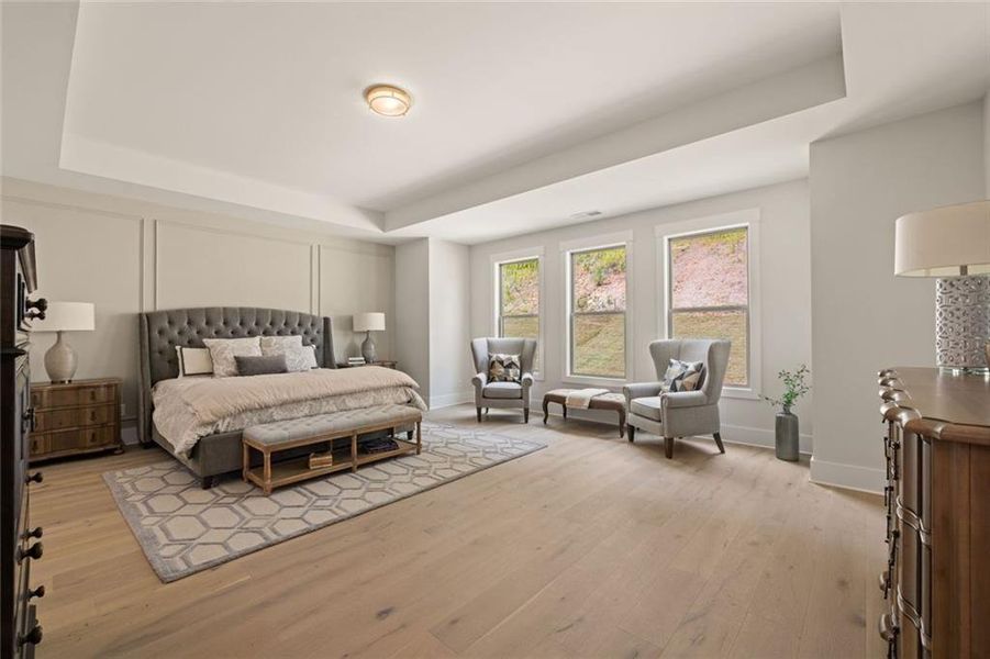 Furnished interior view inside a new home in Soleil Summit Chase, Snellville (Image 14).