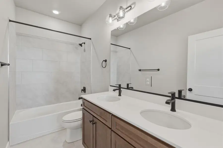 Furnished interior view inside a new home in The Aurora Highlands, Aurora (Image 11).