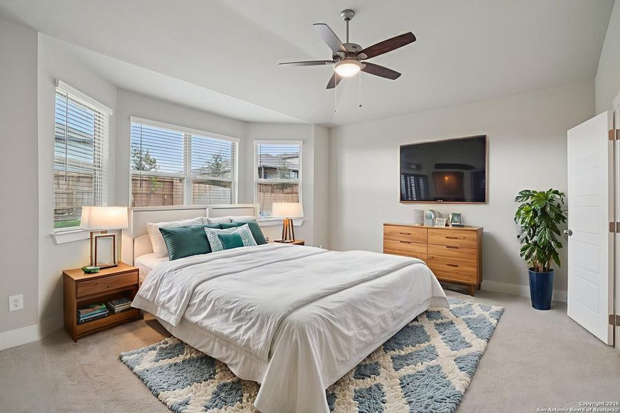 Furnished interior view inside a new home in Kallison Ranch, San Antonio (Image 10).