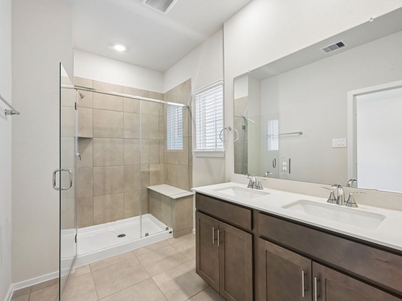 Furnished interior view inside a new home in Pinewood Trails - City Series, Atascocita (Image 8).