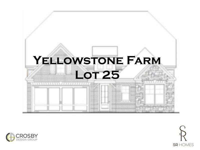 Exterior rendering of this home design in Yellowstone Farms, Cumming, GA (Image 1). Exterior rendering of this home design in Yellowstone Farms, Cumming, GA (Image 1).
