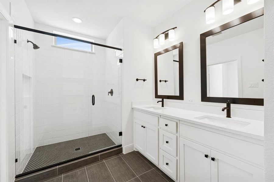 Furnished interior view inside a new home in Hillside at Las Colinas, Irving (Image 9).