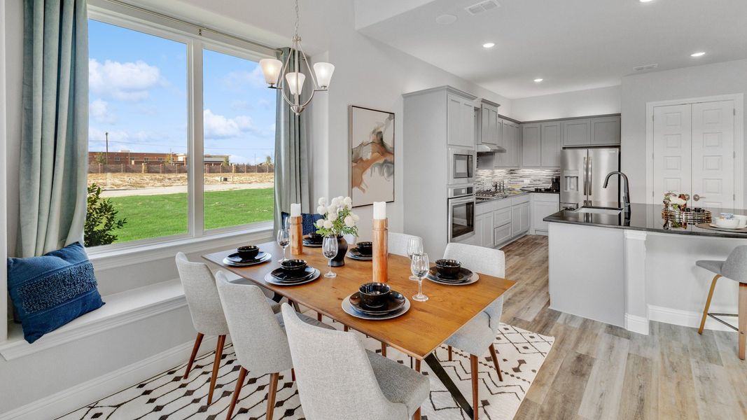 Representative furnished interior of a home built from the Magnolia by Brightland Homes in Anna Ranch, Anna (Image 7).