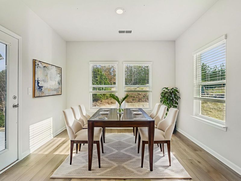 Furnished interior view inside a new home in Harmony Manor, Fairburn (Image 4).