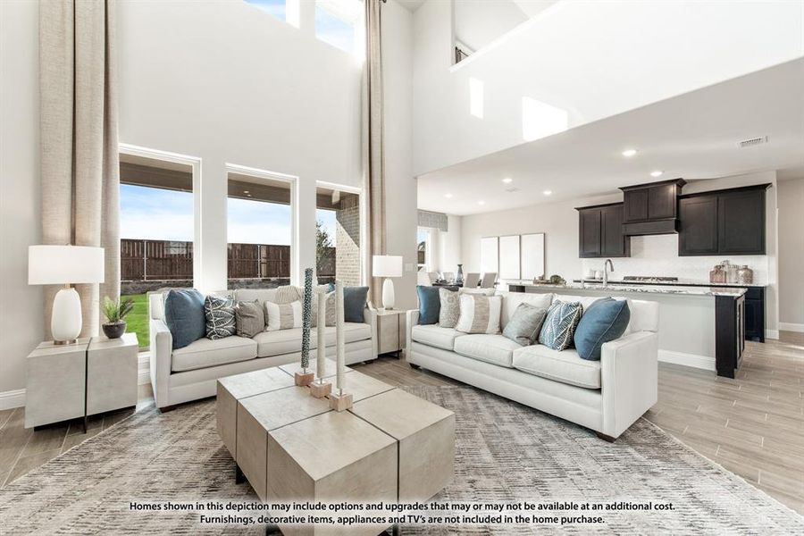 Furnished interior view inside a new home in Liberty, Melissa (Image 17). Furnished interior view inside a new home in Liberty, Melissa (Image 17).