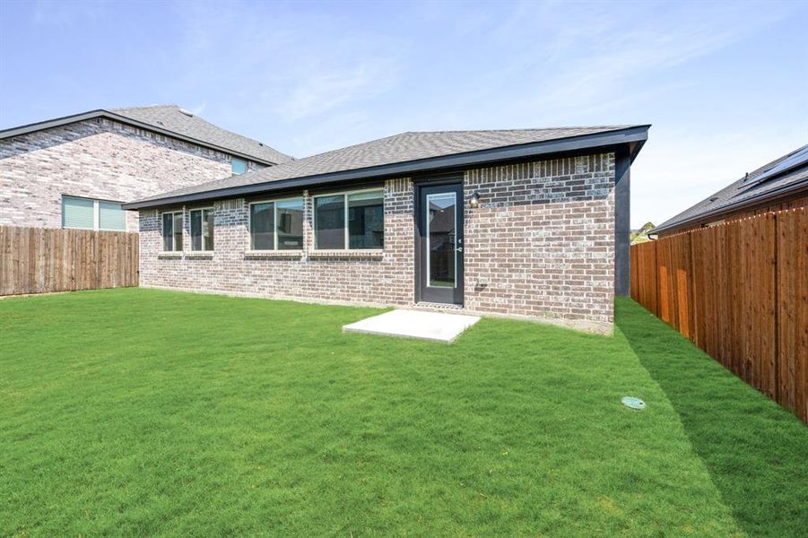 Front exterior of a new home in Godley Ranch Elements, Godley, TX, highlighting curb appeal (Image 21).