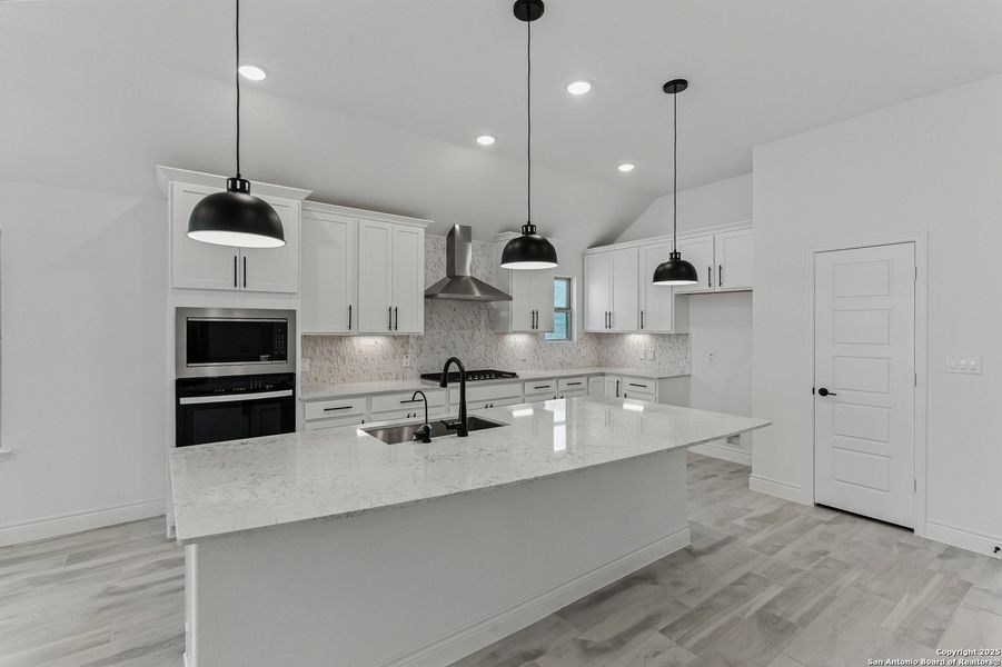 Furnished interior view inside a new home in Davis Ranch, San Antonio (Image 2). Furnished interior view inside a new home in Davis Ranch, San Antonio (Image 2).