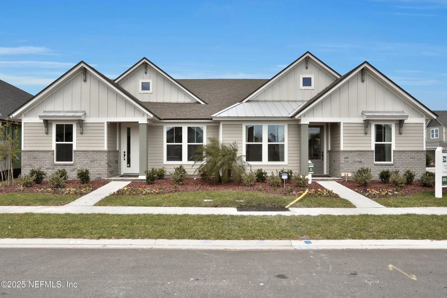 Front exterior of a new home in , Ponte Vedra, FL, highlighting curb appeal (Image 2). Front exterior of a new home in , Ponte Vedra, FL, highlighting curb appeal (Image 2).