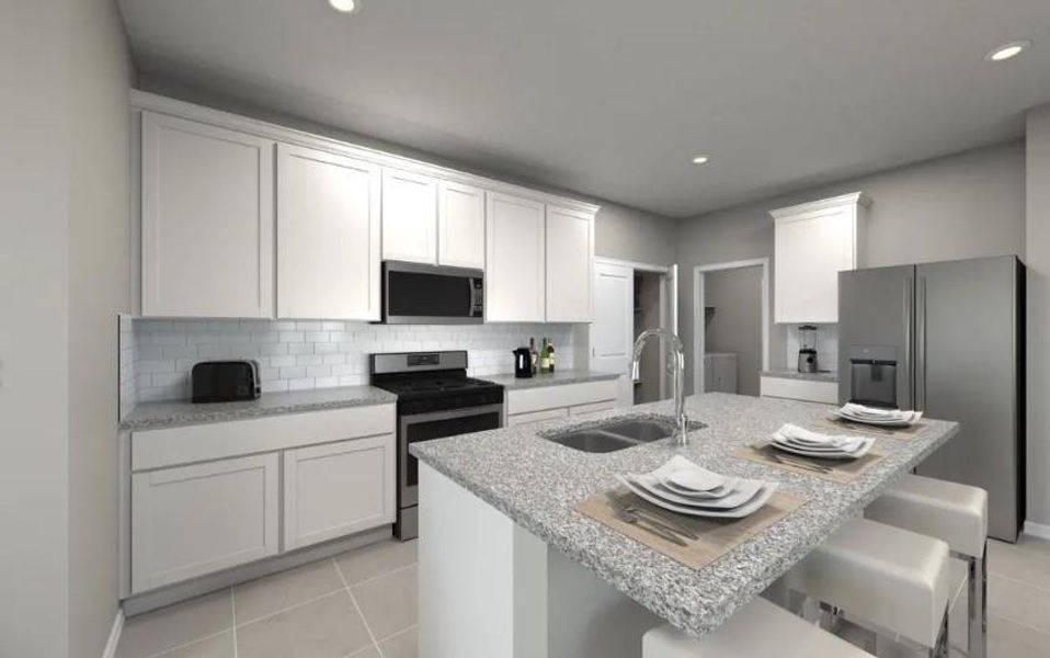 Photo is not of the actual home, but is an inspirational photo of builder’s model home and may depict options, furnishings, and/or decorator features that are not included