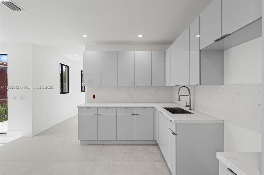 Furnished interior view inside a new home in , Miami (Image 5). Furnished interior view inside a new home in , Miami (Image 5).