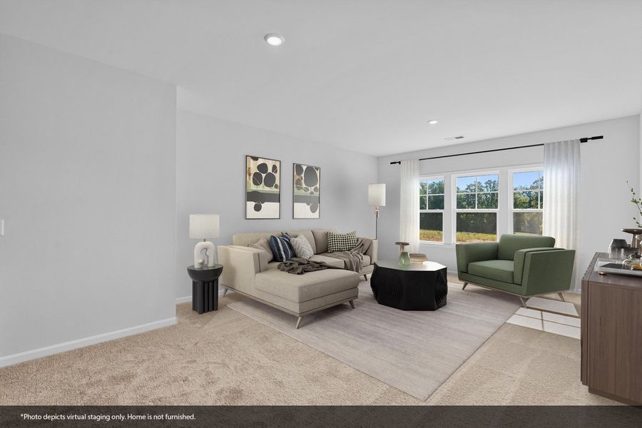Furnished interior view inside a new home in Lilah Grove, Summerfield (Image 12). Furnished interior view inside a new home in Lilah Grove, Summerfield (Image 12).