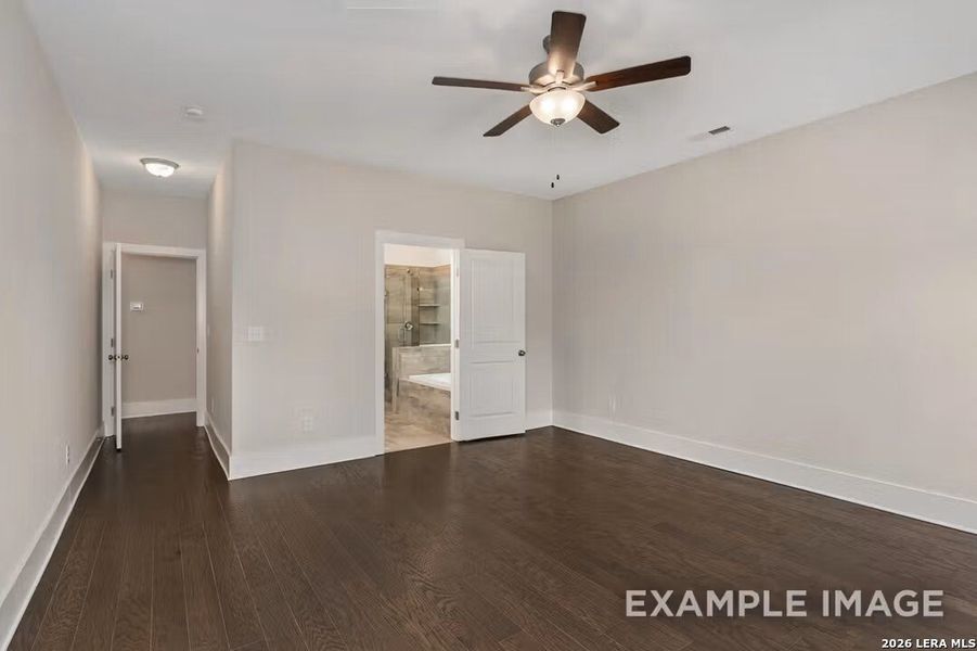 Spacious, unfurnished interior of a new home in The Reserve at Potranco Oaks, Castroville (Image 12).
