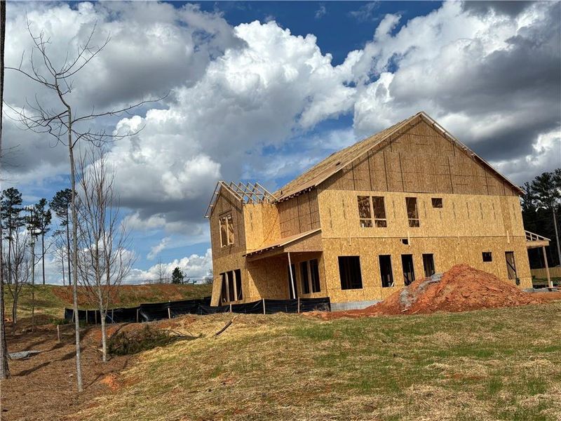 In-progress construction of a new home in , Canton, GA (Image 33).