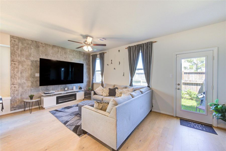 Furnished interior view inside a new home in , Katy (Image 11). Furnished interior view inside a new home in , Katy (Image 11).