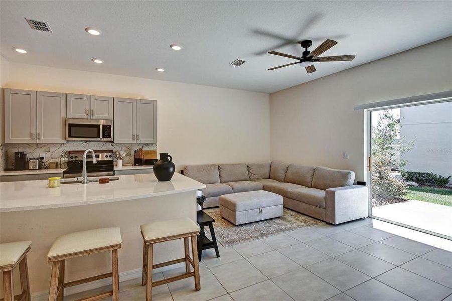 Furnished interior view inside a new home in , Kissimmee (Image 9). Furnished interior view inside a new home in , Kissimmee (Image 9).