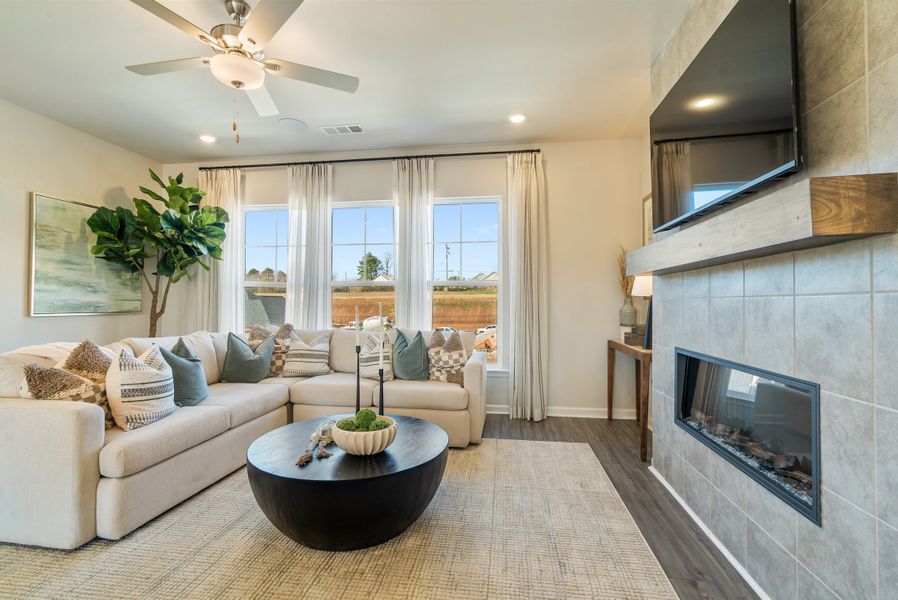 Furnished interior view inside a new home in Chandler Run, Tucker (Image 14).