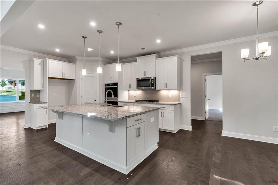 Furnished interior view inside a new home in Palmer Falls, Douglasville (Image 7).