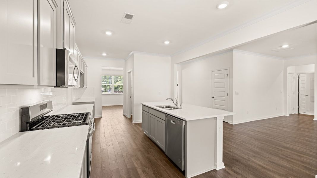 Furnished interior view inside a new home in Bridle Creek, Locust Grove (Image 6).