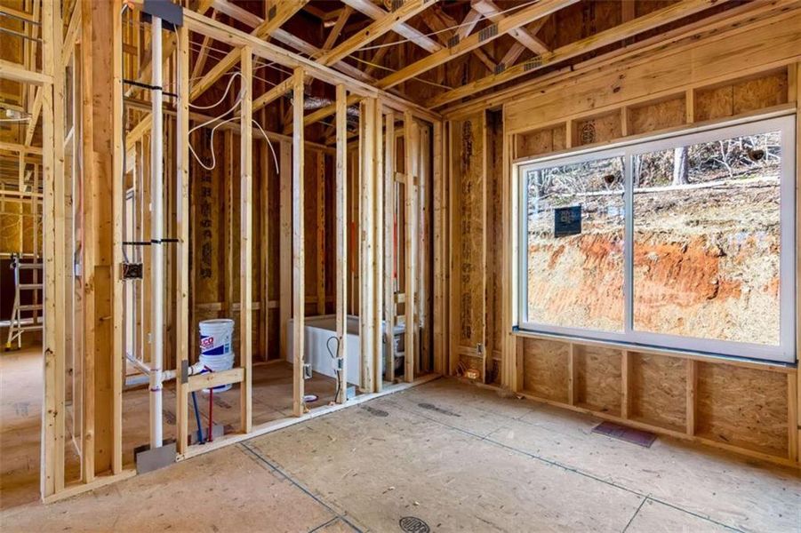 In-progress construction of a new home in , Ellijay, GA (Image 14).