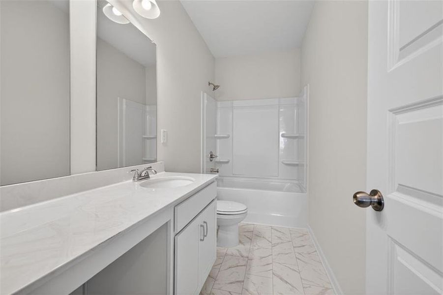 Furnished interior view inside a new home in Allen Manor, Hoschton (Image 30).