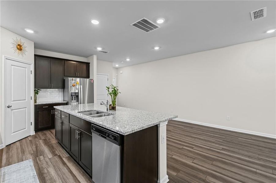 Furnished interior view inside a new home in , Snellville (Image 4).