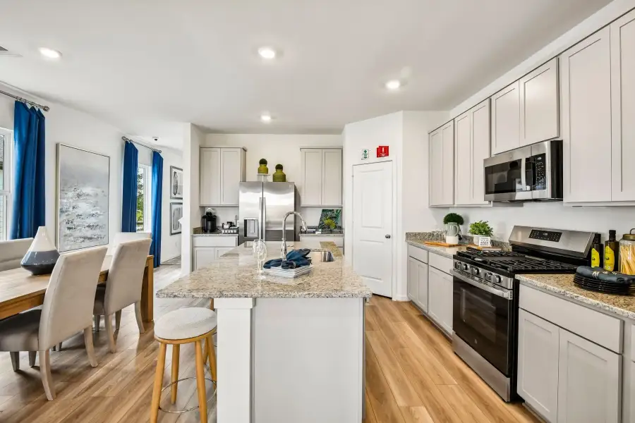 Furnished interior view inside a new home in Mason Woods, Cypress (Image 15).