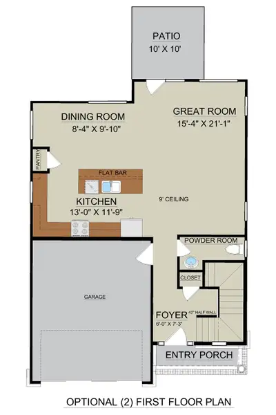 St. Helena – Optional Kitchen 2 St. Helena – Optional Kitchen 2