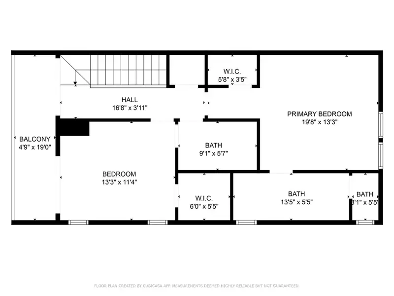 2D floor plan layout of this home in , Houston, TX (Image 3).