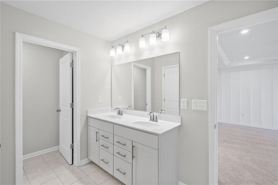 Furnished interior view inside a new home in Berkeley Mill, Cumming (Image 6).