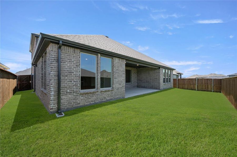 Front exterior of a new home in Inspiration Collection at Bridgewater, Midlothian, TX, highlighting curb appeal (Image 17). Front exterior of a new home in Inspiration Collection at Bridgewater, Midlothian, TX, highlighting curb appeal (Image 17).