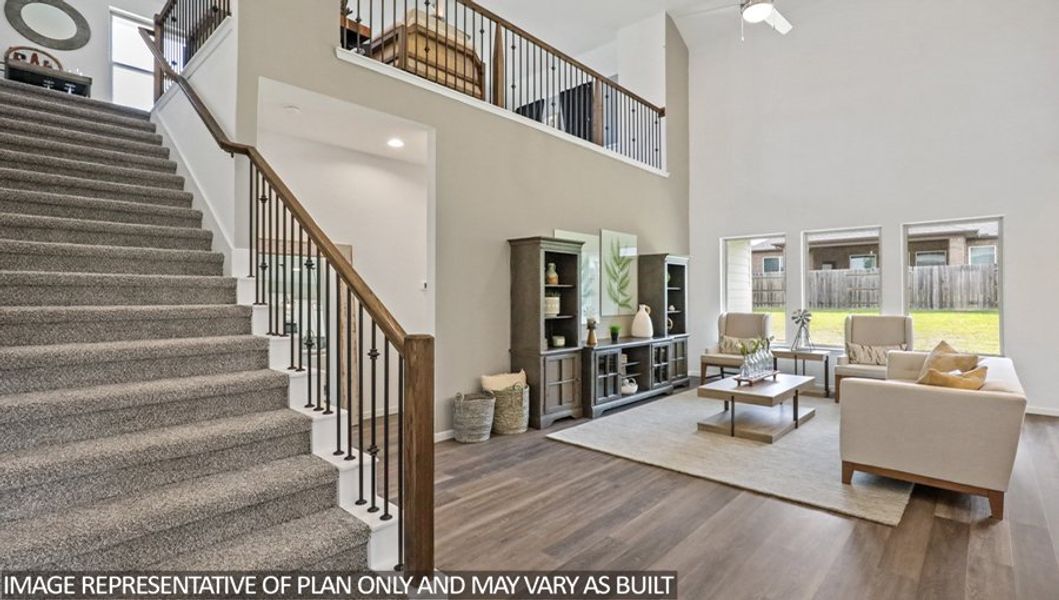 Furnished interior view inside a new home in Mill Creek Estates, Magnolia (Image 29).