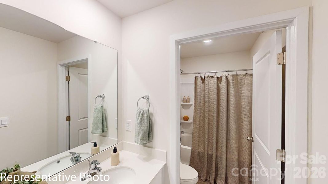 Furnished interior view inside a new home in Clark Creek Landing, Lincolnton (Image 6).