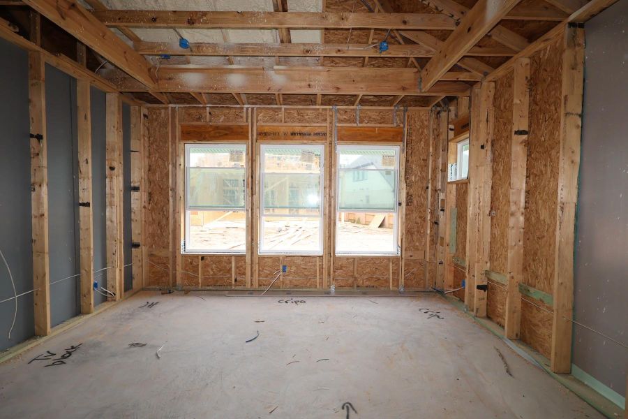In-progress construction of a new home in , Conroe, TX (Image 26).