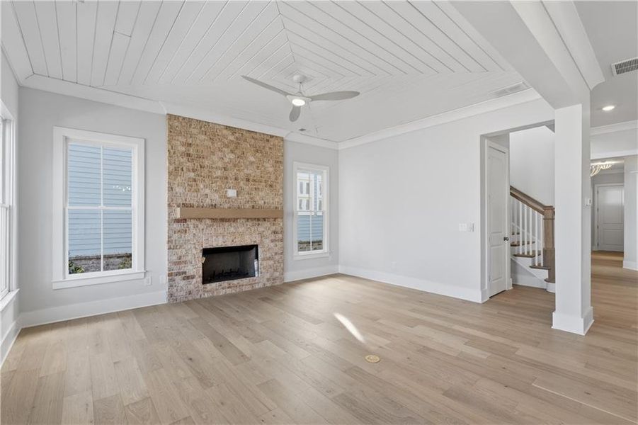 Spacious, unfurnished interior of a new home in , Milton (Image 32).