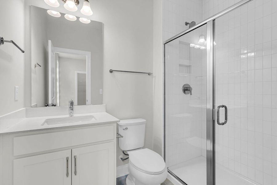 Furnished interior view inside a new home in Tidewater at Lakes of Cane Bay, Summerville (Image 5).