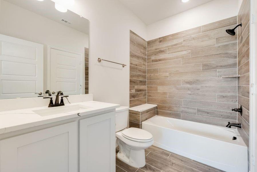 Furnished interior view inside a new home in , Whitesboro (Image 12).
