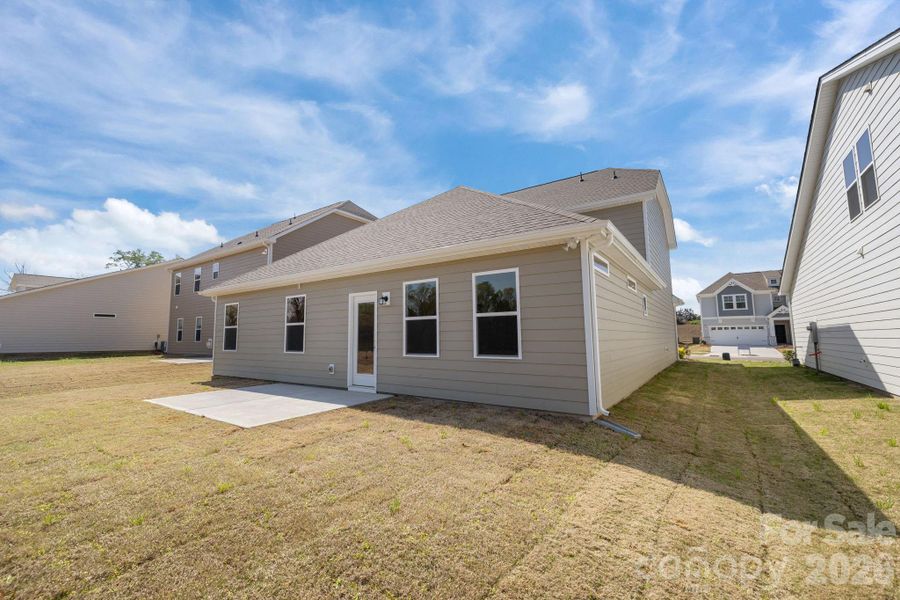 Exterior details and patio area of a home in McFarland Estates, York (Image 21).
