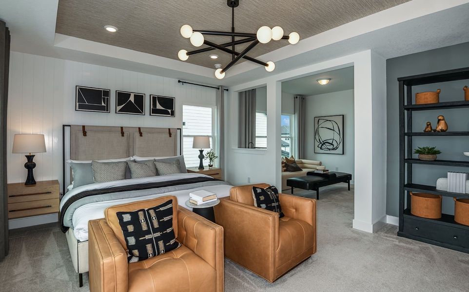 Furnished interior view inside a new home in Vida's Way, Wesley Chapel (Image 6). Furnished interior view inside a new home in Vida's Way, Wesley Chapel (Image 6).