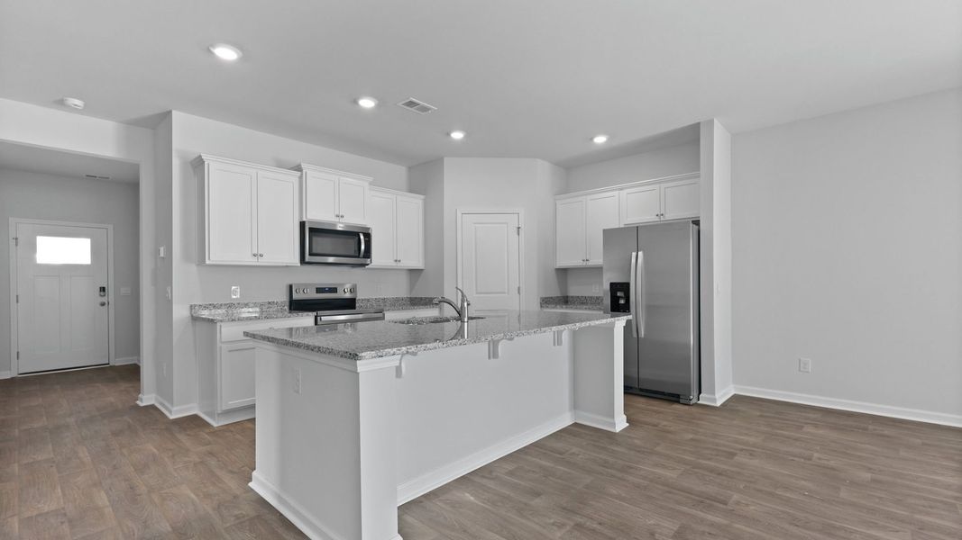 Representative furnished interior of a home built from the ARCHER-EXP by D.R. Horton in Lakeview at Kitfield, Moncks Corner (Image 5).