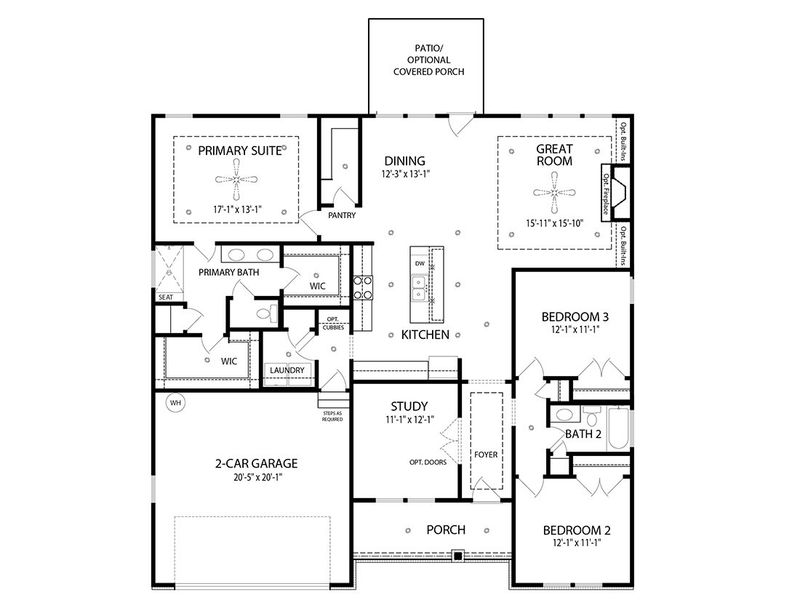 Sugar Creek B, GY Floor Plan Sugar Creek B, GY Floor Plan