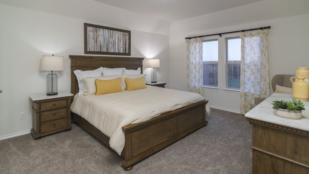 Furnished interior view inside a new home in Stonewyck Farms, Ennis (Image 5).