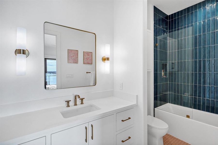 Furnished interior view inside a new home in , Graford (Image 17).